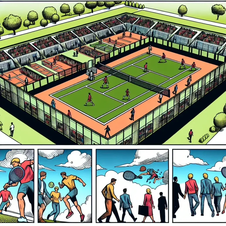 Размер корта для большого тенниса: всё, что нужно знать