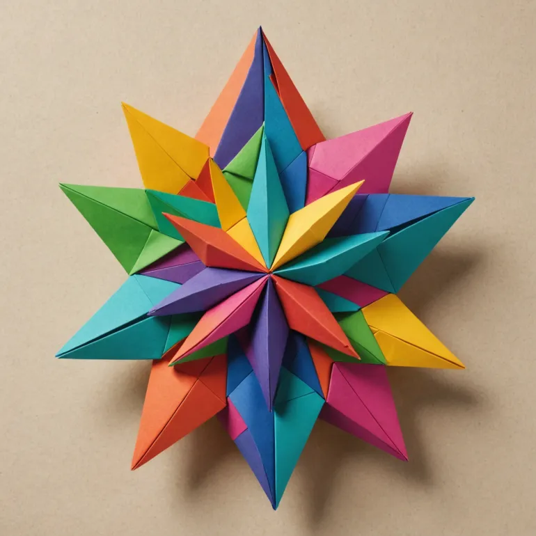 Звезда оригами: искусство складывать красоту из бумаги