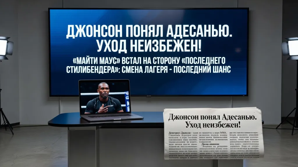 Джонсон понял Адесанью. Уход неизбежен!