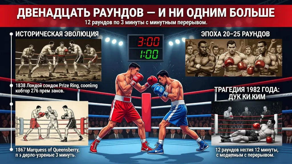 Сколько раундов в боксе: правила времени, перерывы и как считается поединок